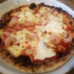 Pizzeria Bar ETNA - 海老とマスカルポーネチーズ（真上から）（2018.2）