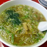 餃子の店 蘭州 - 季節限定「ニンニクの葉ラーメン」（2011.6）