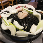 大衆中遊華食堂 八戒 - 淡路産たまねぎ焼き焼き～♪