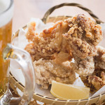 Assortment of 3 types of fried chicken