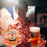 Okinawa Izakaya Paradaisu - 2018/3/14日までビール・ハイボール９９円イベント毎日やっちょります。