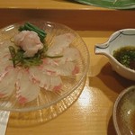 すし屋の佐川 - ヒラメポン酢
