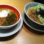 キリン食堂 - 黒つけ麺（800円）
