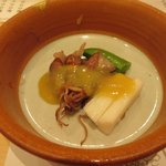 鮨 うら山 - 小鉢(蛍烏賊の酢味噌掛け)