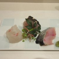 室町 三谷屋 - お造り(鯛、鰆、鰊)