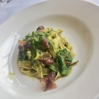 リストランテ・アッティモ - ホタルイカと菜の花のパスタ（フィットチーネ）