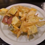 食堂 おがわ - しょうがのかき揚げ