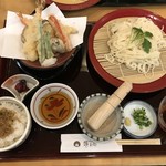 讃兵衛 - こだわり野菜天ぷらざるうどん