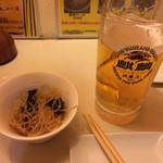 ダイニング禄 - 発泡酒＋お通し