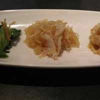 中国料理 翡翠宮 - 前菜三種盛り