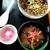 福祉センター食堂 - 温そば＋ミニブタ丼セット