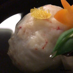 御料理 寺沢 - 毛蟹真薯