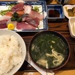 角天 - 刺身定食 950円。