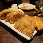 やきとん えん家 - れんこんの辛し味噌ふりゃ～