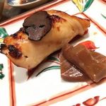 日本料理　三崎港　蔵 - カワハギの肝巻き