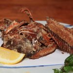 わしょく亭 - カラッと揚げられたカサゴ，骨までパリパリっといけます。