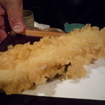 さらしな - 穴子の天婦羅（600円）★築地から直送の穴子だそうです。