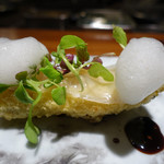 TACUBO - 穴子のフリット 蕗の薹とクミンの香り