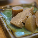 宝来家 - 【小皿（こざら）、煮物（にもの）】、笋（たけのこ）