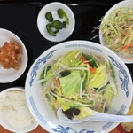 Taiwan Ryourite Mpukuokushi Ten - 日替わりランチ（野菜ラーメン）