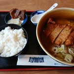 はら - カツカレーラーメン ライス小