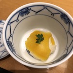 割烹 とよだ - 餅米の飯蒸しと唐墨