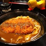 まんてん - カレーうどん＋とんかつ