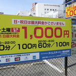 ラーメン二郎 - 周辺のコインパーキングの例