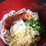 たなか家 - かけラーぶっんけうどん600円