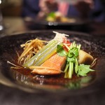 玉峰館 - 金目鯛の煮付け。