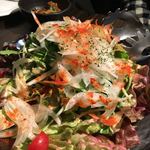 大衆鶏酒場とさか - 特製ドレの　グリーンサラダ（５９０円）