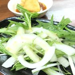 耽羅 - サラダ＆カクテキ ドアップ