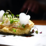 TACUBO - 穴子のフリット　蕗の薹とクミンの香り