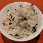 麺屋 六感堂 - チャコ飯わかめご飯