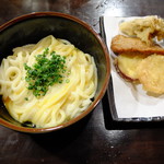 つくつくぼうし - 釜玉うどん