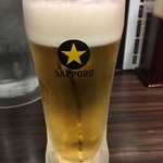 呼び戻しとんこつ 光四郎 - 生ビール