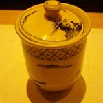 鮓 きずな - ②スープ あさりと蛤はまぐり (おまかせ料理 12,500円) 2018年01月