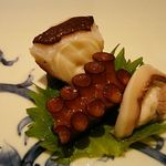 鮓 きずな - ④タコ 柔らか煮  (おまかせ料理 12,500円) 2018年01月