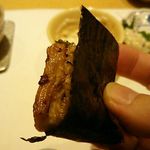 鮓 きずな - ⑥焼き 穴子 (おまかせ料理 12,500円) 2018年01月