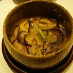 鮓 きずな - ⑪蒸物 シイタケ茶碗蒸し (おまかせ料理 12,500円) 2018年01月