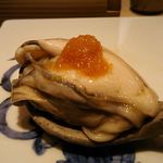 鮓 きずな - ⑬にぎり 牡蠣かき一口寿司 (おまかせ料理 12,500円) 2018年01月