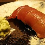 鮓 きずな - ⑬にぎり 鮪まぐろ漬け (おまかせ料理 12,500円) 2018年01月