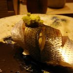 鮓 きずな - ⑬にぎり コハダ (おまかせ料理 12,500円) 2018年01月