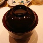 鮓 きずな - ⑬椀物 (おまかせ料理 12,500円) 2018年01月