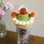 クレープリー チロル - 梅恋～濃い抹茶プリン～(1000円)