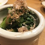 ばんじょう - 菜花の辛子あえ