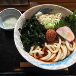 元祖武蔵野うどん めんこや - 梅おろしうどん、並盛（780円）