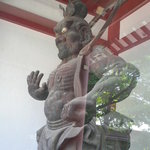 宮城 - 向かって左側の金剛力士立像・吽形（うんぎょう）