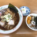 あんどう亭 - 料理写真:そば半丼セット