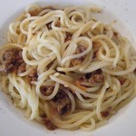 釜あげ生パスタ ぱすたろう - すっぴん on the Meat（混ぜた後）